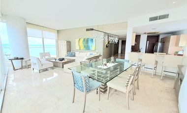 Apartamento Bocagrande sobre la bahia