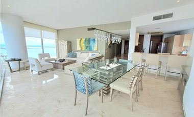 Apartamento Bocagrande sobre la bahia