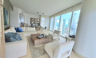 Apartamento Bocagrande sobre la bahia