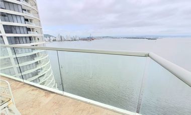 Apartamento Bocagrande sobre la bahia