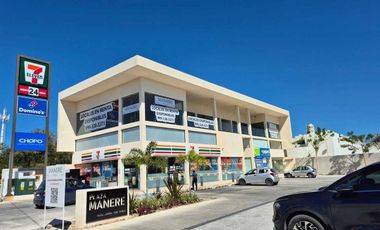 Local comercial en renta en planta baja, en Plaza Manere Conkal
