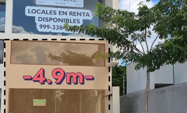 Local comercial en renta en planta baja, en Plaza Manere Conkal