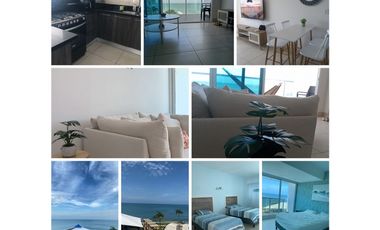 SE ALQUILA APARTAMENTO FRENTE AL MAR PH OCEAN WAVES GORGONA