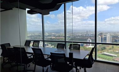 OFICINA EN COSTA DEL ESTE  FINANCIAL PARK AMOBLADA CON DIVISIONES 108M