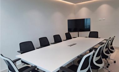OFICINA EN COSTA DEL ESTE  FINANCIAL PARK AMOBLADA CON DIVISIONES 108M
