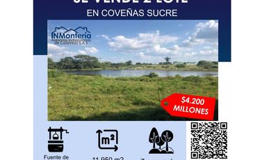 ¡OPORTUNIDAD DE INVERSION! SE VENDEN DOS LOTES EN COVEÑAS - SUCRE