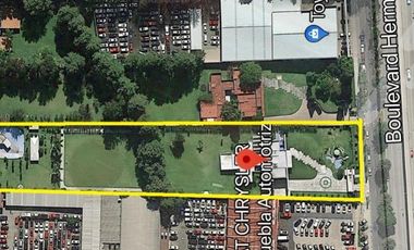 Terreno en renta 8,000 m2 av Blvd. Hermanos Serdán, zona Galerías Serdán, Puebla