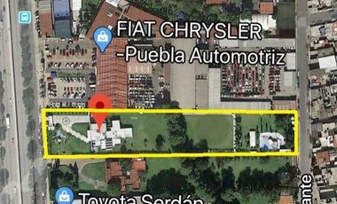 Terreno en renta 8,000 m2 av Blvd. Hermanos Serdán, zona Galerías Serdán, Puebla