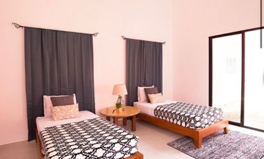 En venta Quinta de una planta de 2 recámaras en zona de Chicxulub
