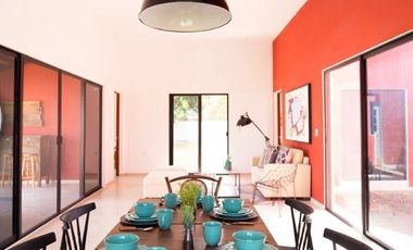 En venta Quinta de una planta de 2 recámaras en zona de Chicxulub