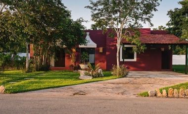 En venta Quinta de una planta de 2 recámaras en zona de Chicxulub