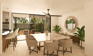 Casa en venta zona de conkal de 3 recámaras en privada al norte de Mérida