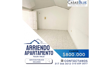 SE ARRIENDA APARTAMENTO EN TERCER PISO BARRIO ENTRE ROS TULU.