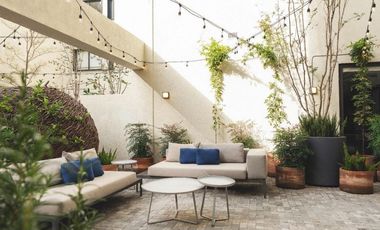 Depa en Renta de 1R en PB c/ terraza privada 600m TEC  (001)