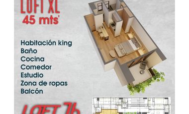 Proyecto de Loft en Laureles desde los 31m2 hasta los 78.5 m2