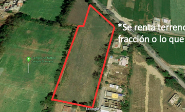 TERRENO EN RENTA EN CUAUTITLÁN