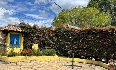 Hermosa Casa Campestre de Un Piso en Venta en Tabio