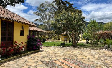 Hermosa Casa Campestre de Un Piso en Venta en Tabio