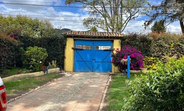 Hermosa Casa Campestre de Un Piso en Venta en Tabio
