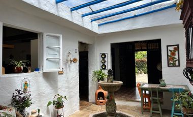 Hermosa Casa Campestre de Un Piso en Venta en Tabio