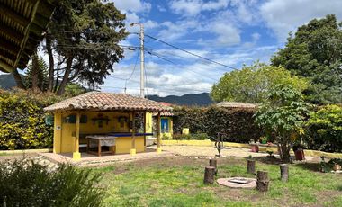 Hermosa Casa Campestre de Un Piso en Venta en Tabio