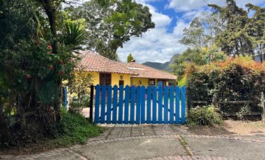 Hermosa Casa Campestre de Un Piso en Venta en Tabio