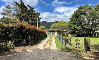 Hermosa Casa Campestre de Un Piso en Venta en Tabio