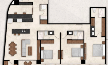 Depa. de 3 recámaras  en Santa Gertrudis Copo