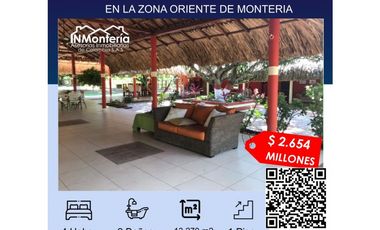 SE VENDE HERMOSA CASA FINCA CERCA DE MONTERIA