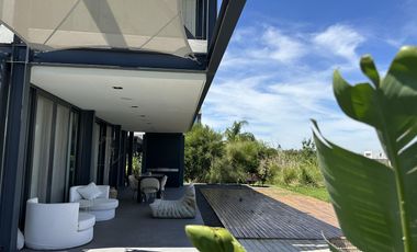 VENTA Casa Barrio Cerrado Acacias-Puertos del Lago-ESTRENAR-LAGUNA-Pileta-Domotica-LOSA RADIANTE