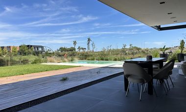 VENTA Casa Barrio Cerrado Acacias-Puertos del Lago-ESTRENAR-LAGUNA-Pileta-Domotica-LOSA RADIANTE
