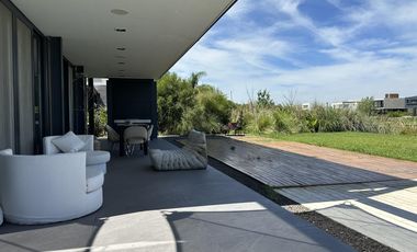 VENTA Casa Barrio Cerrado Acacias-Puertos del Lago-ESTRENAR-LAGUNA-Pileta-Domotica-LOSA RADIANTE