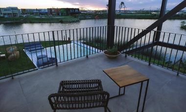 VENTA Casa Barrio Cerrado Acacias-Puertos del Lago-ESTRENAR-LAGUNA-Pileta-Domotica-LOSA RADIANTE