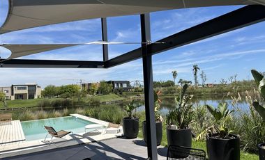 VENTA Casa Barrio Cerrado Acacias-Puertos del Lago-ESTRENAR-LAGUNA-Pileta-Domotica-LOSA RADIANTE