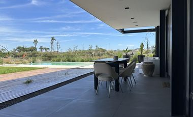 VENTA Casa Barrio Cerrado Acacias-Puertos del Lago-ESTRENAR-LAGUNA-Pileta-Domotica-LOSA RADIANTE