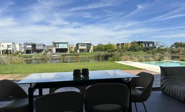 VENTA Casa Barrio Cerrado Acacias-Puertos del Lago-ESTRENAR-LAGUNA-Pileta-Domotica-LOSA RADIANTE