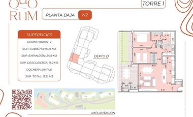 Departamento en venta de 3 ambientes en Barrio Nuevo Quilmes con excelente calidad constructiva