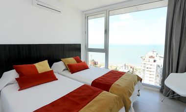 Venta departamento 4 ambientes a estrenar zona La Perla vista al mar con cochera