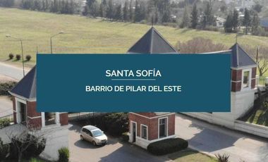 Excelente lote en venta en barrio Santa Sofia, Pilar del Este.