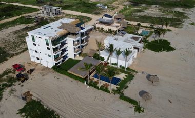 Departamento Nuevo Pie de Playa Palmarito / 2 o 3 Recamaras / Puerto Escondido