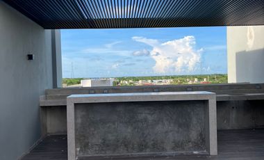 Departamento  PH en venta al norte de Mérida, en Temozón