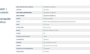 MTY ESCOBEDO NTE. BTS 270,000 ft2 Parque Ind. Finsa Escobedo FIDIR LR 020824