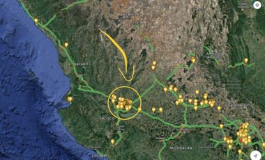 580,000 m2 GDL jalisco TERRENO INDUSTRIAL venta PUENTE GRANDE javedir oh130522