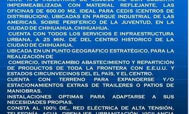 CHIH NTE. 48,437 ft2 Complejo Industrial Las Americas MIABDIR 11 OH 060723