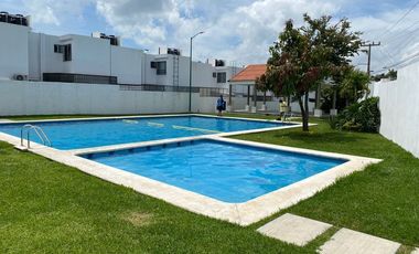 RENTA DE CASA AMUEBLADA EN CONDOMINIO GRANADA JIUTEPEC MORELOS