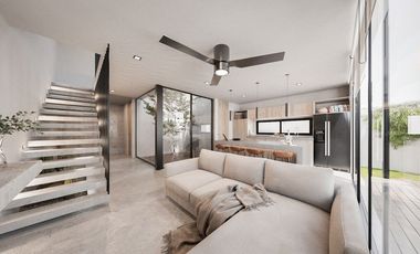 Townhouse en venta en Mérida, Privada Viettri, Paraíso Conkal (Terra)