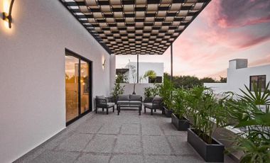 Casa en venta con amenidades,  alta plusvalía en Temozón Norte, Mérida