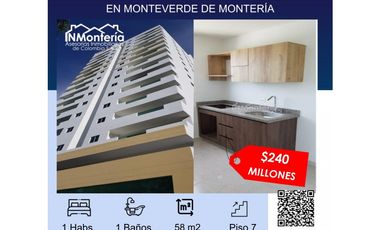 SE VENDE APARTAESTUDIO EN MONTEVERDE DE MONTERIA
