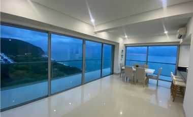 SE ARRIENDA APARTAMENTO DE 3 ALCOBAS CON VISTA AL MAR EN PLAYA SALGUERO, SANTA MARTA