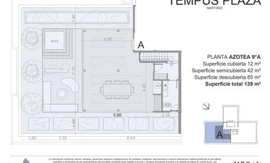 Tempus Plaza- Departamento de tres dormitorios.